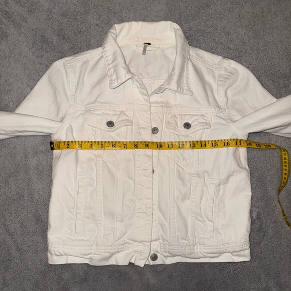 FREE PEOPLE denim jean jacket size small - Picture 7 of 9